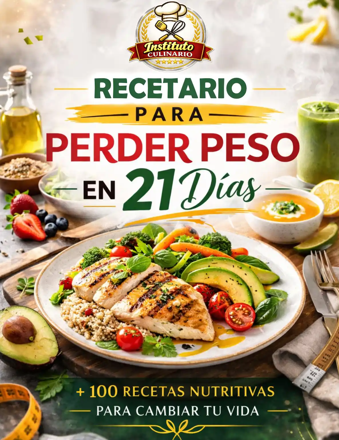 Recetario Para Perder Peso en 21 Días